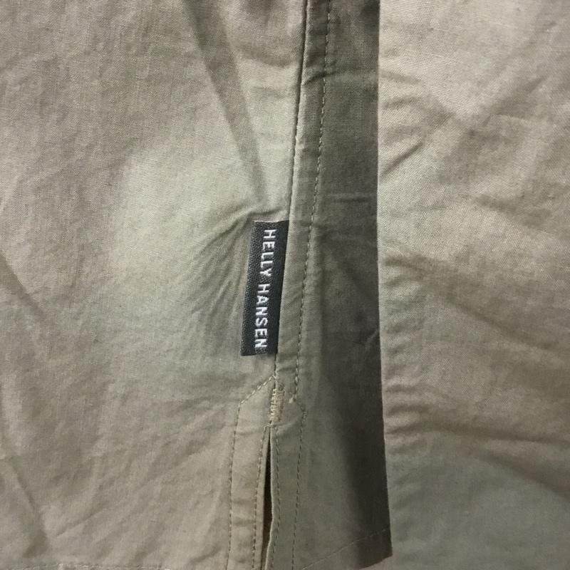 ヘリーハンセン HELLY HANSEN シャツ、ブラウス 長袖 タグ付き M 無地 カーキ / カーキ / レディース USED 古着 中古 10045738