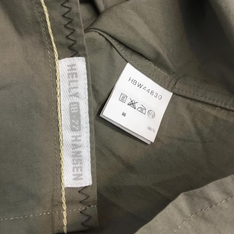 ヘリーハンセン HELLY HANSEN シャツ、ブラウス 長袖 タグ付き M 無地 カーキ / カーキ / レディース USED 古着 中古 10045738
