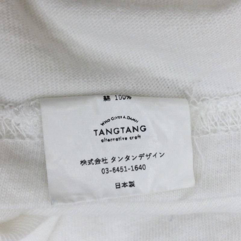 タンタン TANG TANG Tシャツ 半袖 Ron Herman 別注 L ロゴ、文字 白 / ホワイト / メンズ USED 古着 中古 10045740