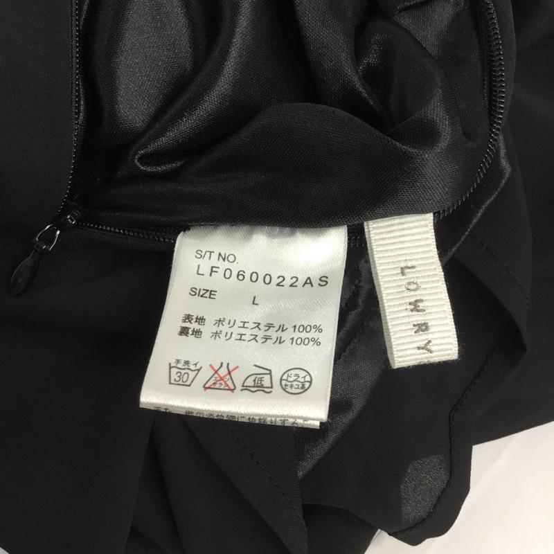 ローリーズファーム LOWRYS FARM チュニック 長袖 L 無地 黒 / ブラック / レディース USED 古着 中古 10045760