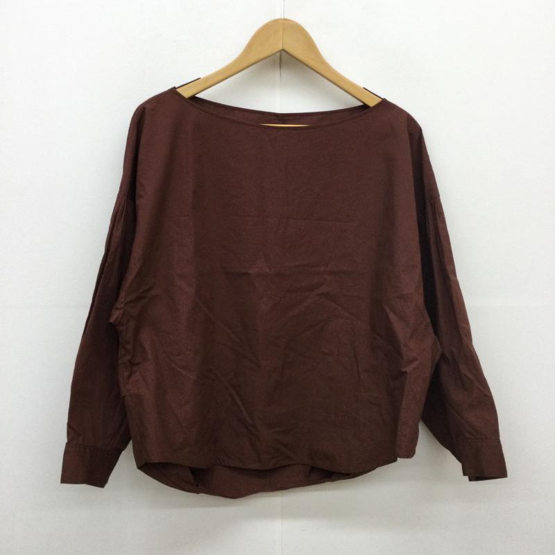 ビューティアンドユース BEAUTY&YOUTH カットソー 長袖  えんじ / ワインレッド /  レディース USED 古着 中古 10045895