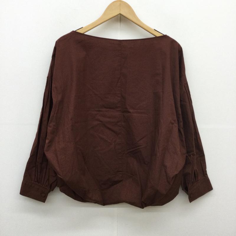 ビューティアンドユース BEAUTY&YOUTH カットソー 長袖  えんじ / ワインレッド /  レディース USED 古着 中古 10045895