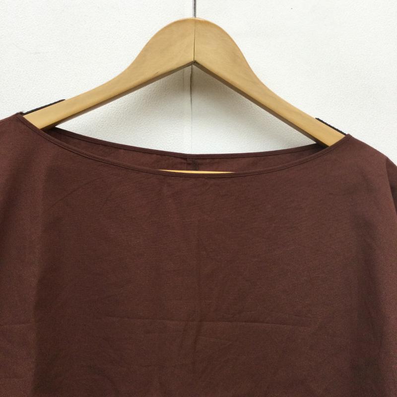 ビューティアンドユース BEAUTY&YOUTH カットソー 長袖  えんじ / ワインレッド /  レディース USED 古着 中古 10045895