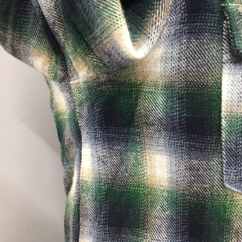 ハーレー Hurley シャツ、ブラウス 長袖 チェック S チェック 白 / ホワイト / X ベージュ / ベージュ / X 緑 / グリーン / X 紺 / ネイビー / メンズ USED 古着 中古 10046007