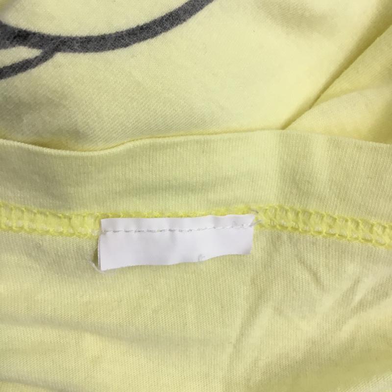 ユナイテッドアローズブルーレーベル UNITEDARROWSBLUELABEL Tシャツ 半袖 プリント M プリント 黄 / イエロー / メンズ USED 古着 中古 10046052