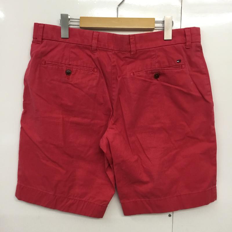 トミーヒルフィガー TOMMY HILFIGER パンツ ショートパンツ ハーフパンツ 34 無地 桃 / ピンク / メンズ USED 古着 中古 10046137