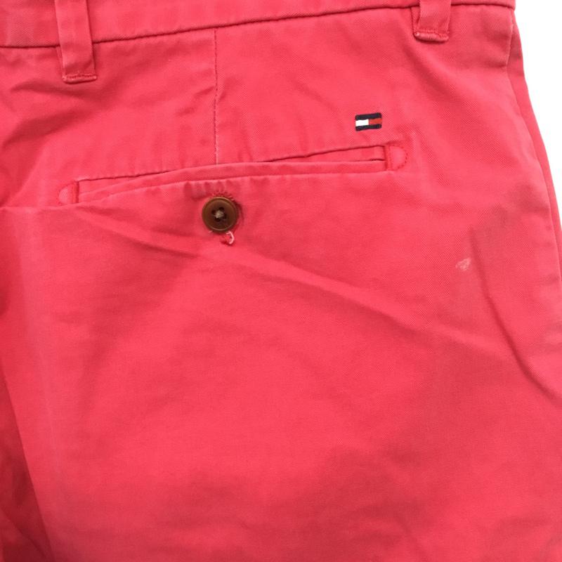 トミーヒルフィガー TOMMY HILFIGER パンツ ショートパンツ ハーフパンツ 34 無地 桃 / ピンク / メンズ USED 古着 中古 10046137