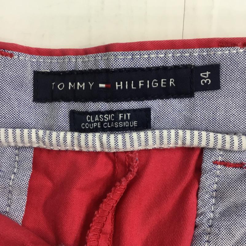 トミーヒルフィガー TOMMY HILFIGER パンツ ショートパンツ ハーフパンツ 34 無地 桃 / ピンク / メンズ USED 古着 中古 10046137