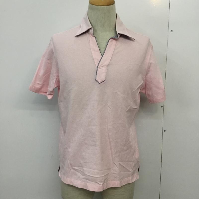 トゥモローランド TOMORROWLAND ポロシャツ 半袖 無地 桃 / ピンク / メンズ USED 古着 中古 10046247
