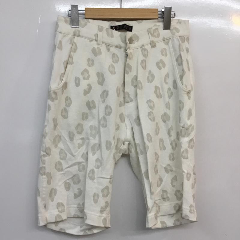 センスオブプレイスバイアーバンリサーチ SENSE OF PLACE by URBAN RESEARCH パンツ ショートパンツ 総柄スウェットショーツ ハーフパンツ ヒョウ柄 レオパード M 総柄 白 / ホワイト / メンズ USED 古着 中古 10046275
