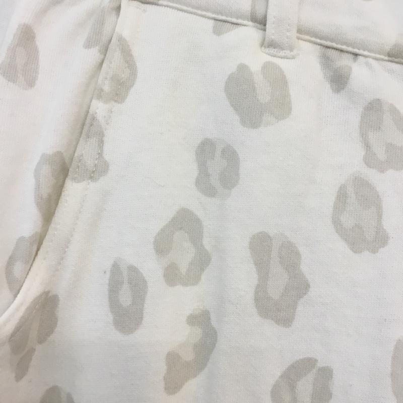センスオブプレイスバイアーバンリサーチ SENSE OF PLACE by URBAN RESEARCH パンツ ショートパンツ 総柄スウェットショーツ ハーフパンツ ヒョウ柄 レオパード M 総柄 白 / ホワイト / メンズ USED 古着 中古 10046275
