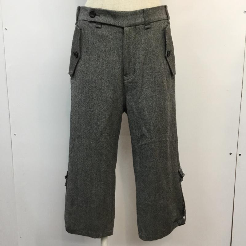 キート kiit パンツ スラックス 半端丈 ウール 1 無地 灰 / グレー / レディース USED 古着 中古 10046384