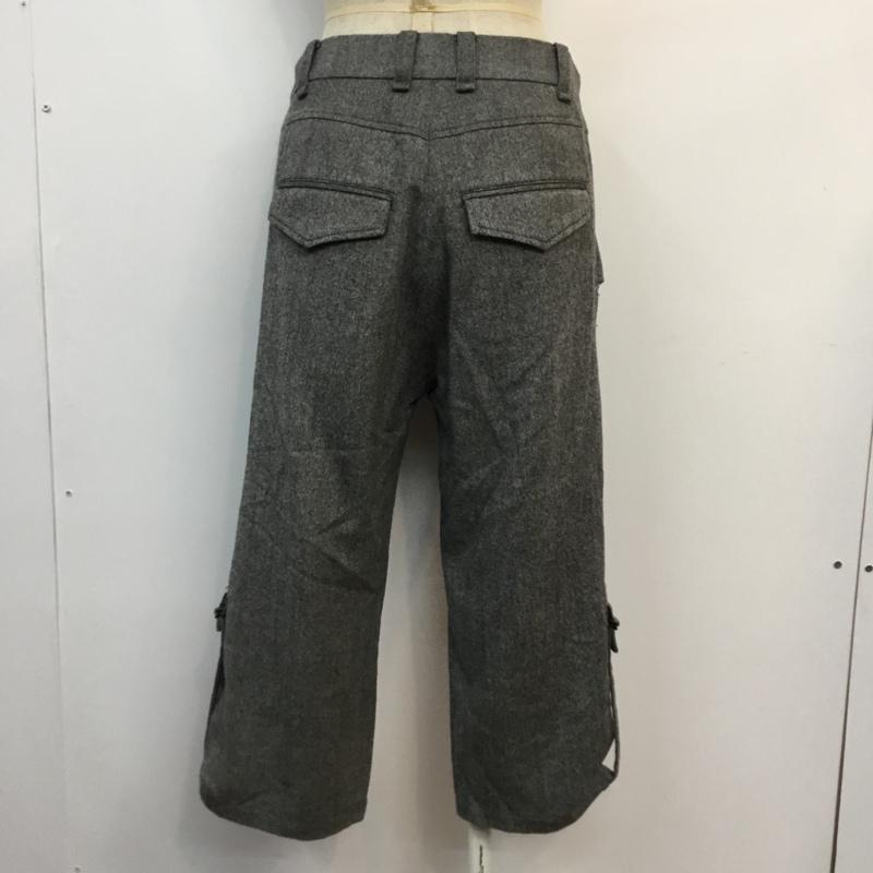 キート kiit パンツ スラックス 半端丈 ウール 1 無地 灰 / グレー / レディース USED 古着 中古 10046384