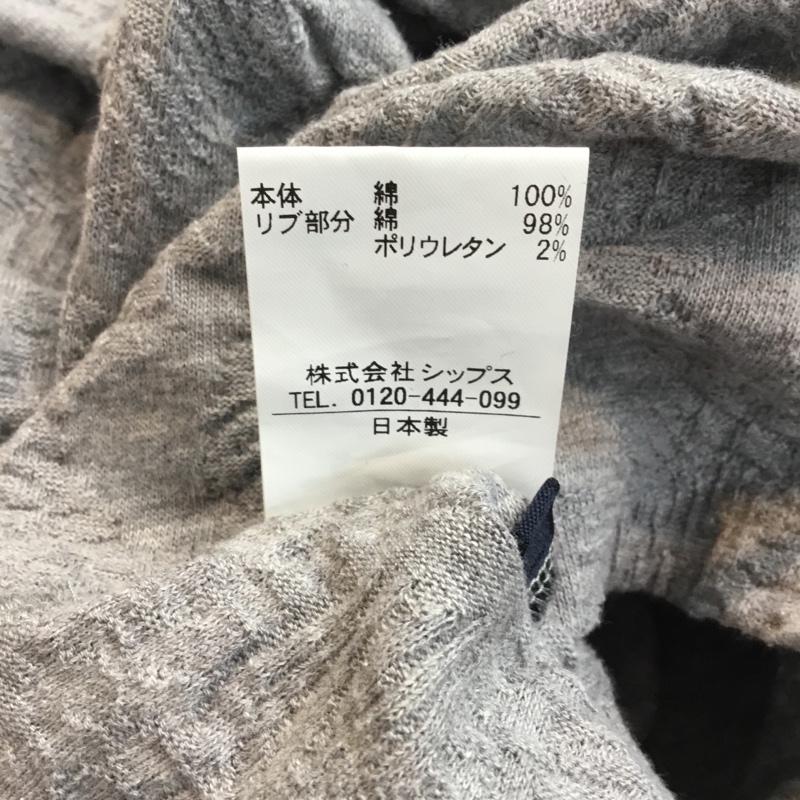シップス SHIPS Tシャツ 半袖 無地 灰 / グレー / メンズ USED 古着 中古 10046402