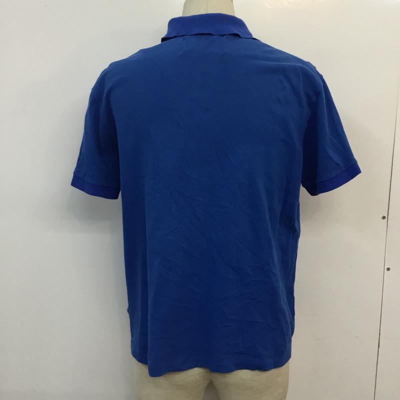 トゥモローランド TOMORROWLAND ポロシャツ 半袖 TOMORROWLAND×Julien David L 無地 X ワンポイント 青 / ブルー / メンズ USED 古着 中古 10046695