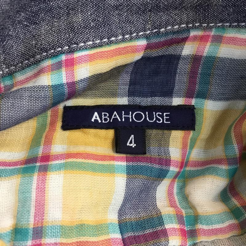 アバハウス ABAHOUSE シャツ、ブラウス 長袖 4 チェック マルチカラー / マルチカラー / メンズ USED 古着 中古 10046751