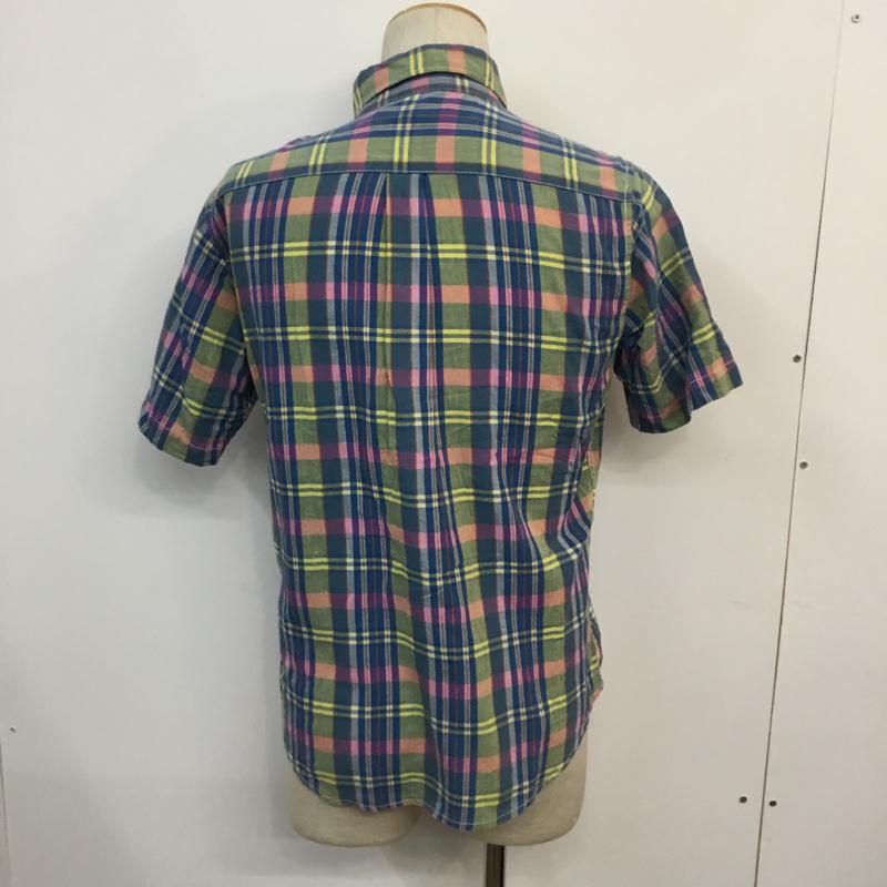 グローバルワーク GLOBAL WORK シャツ、ブラウス 半袖 ボタンダウンシャツ M チェック マルチカラー / マルチカラー / メンズ USED 古着 中古 10046796