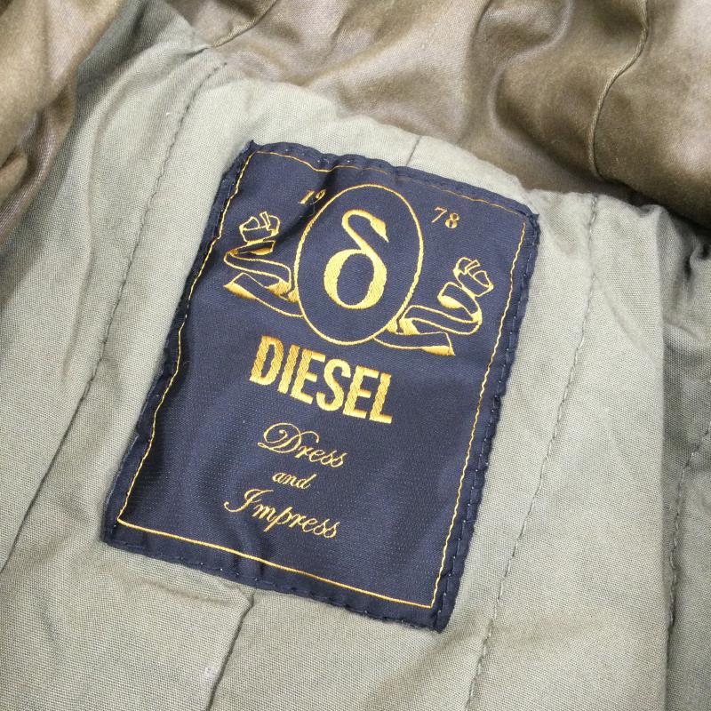 ディーゼル DIESEL ジャケット、上着 ジャケット、ブレザー XS カーキ / カーキ / レディース USED 古着 中古 10046822