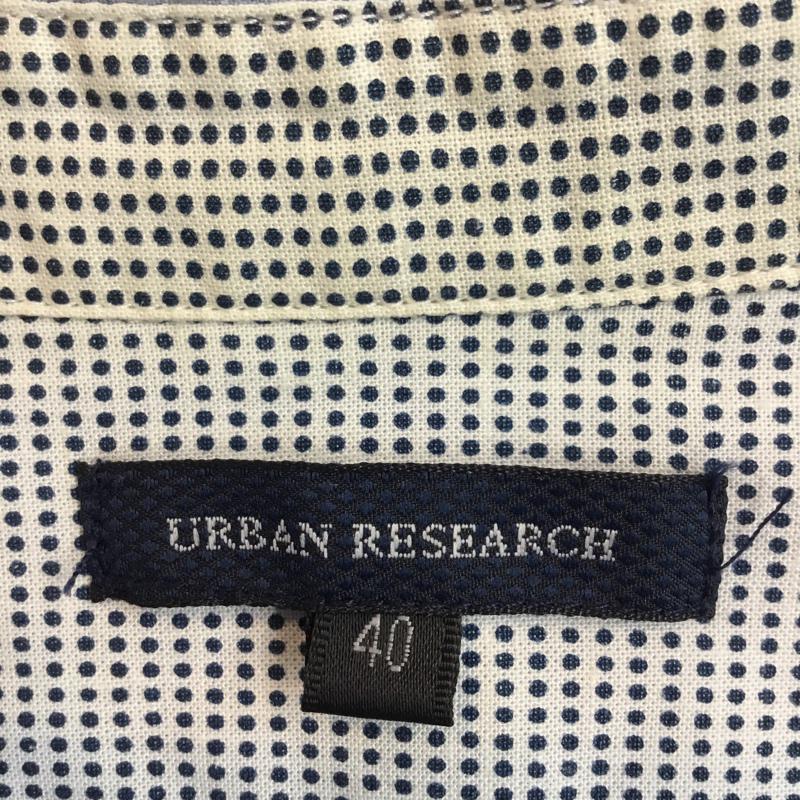 アーバンリサーチ URBAN RESEARCH シャツ、ブラウス 長袖 40 無地 白 / ホワイト / X 水色 / ライトブルー / メンズ USED 古着 中古 10046877