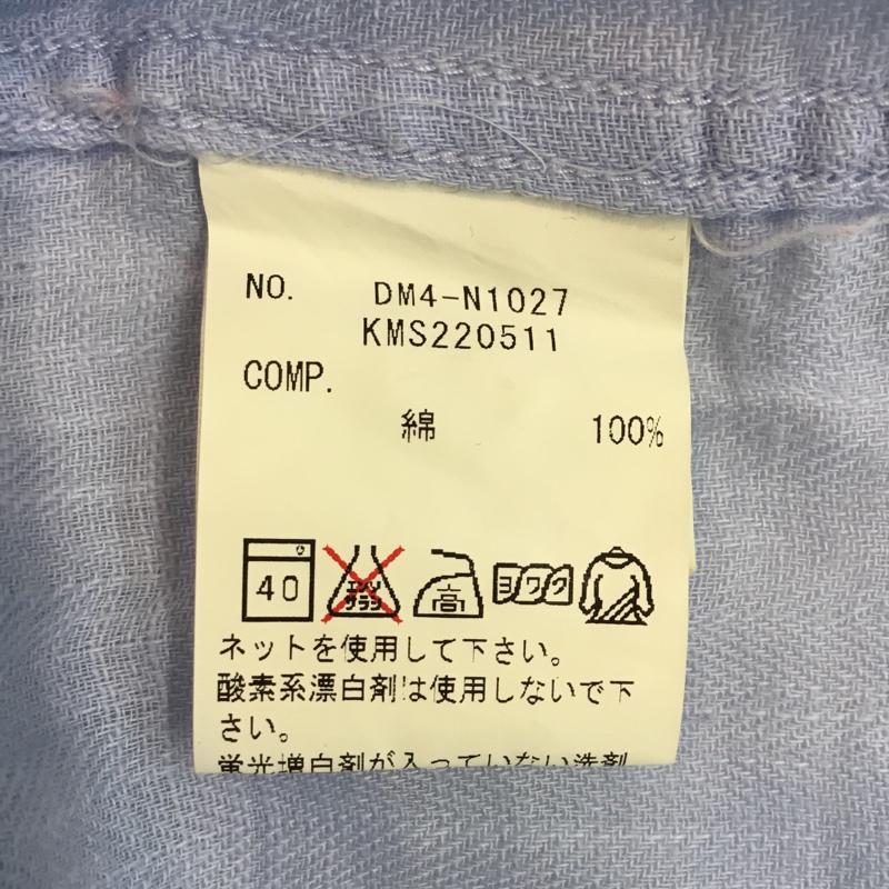 アーバンリサーチドアーズ URBAN RESEARCH DOORS シャツ、ブラウス 七分袖 38 無地 水色 / ライトブルー / メンズ USED 古着 中古 10046882