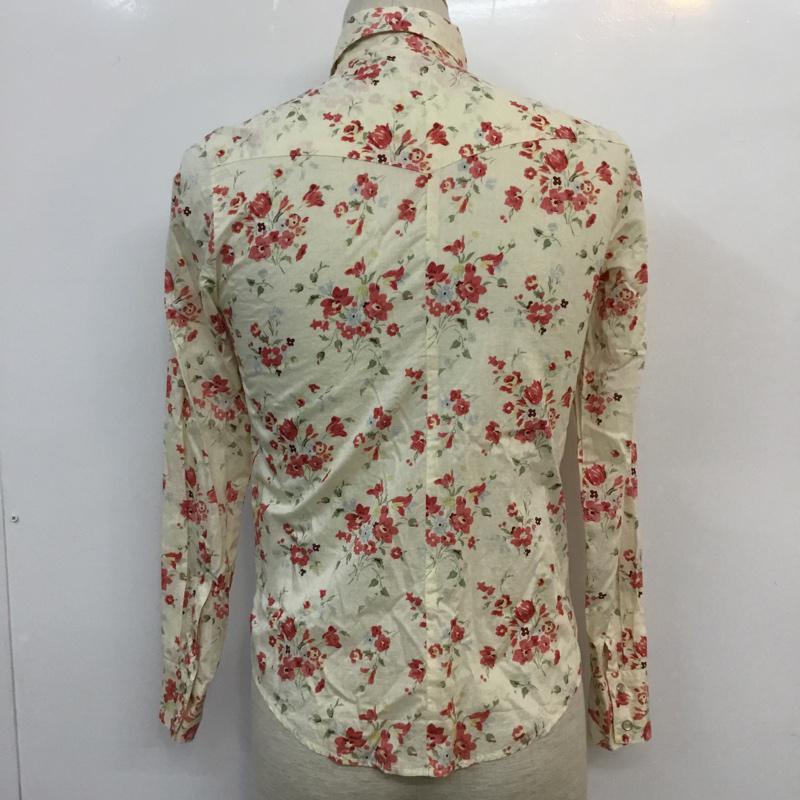 アーペーセー A.P.C. シャツ、ブラウス 長袖 M 花柄 オフホワイト / オフホワイト / メンズ USED 古着 中古 10046889