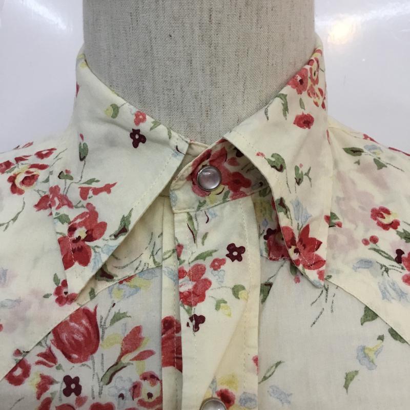 アーペーセー A.P.C. シャツ、ブラウス 長袖 M 花柄 オフホワイト / オフホワイト / メンズ USED 古着 中古 10046889