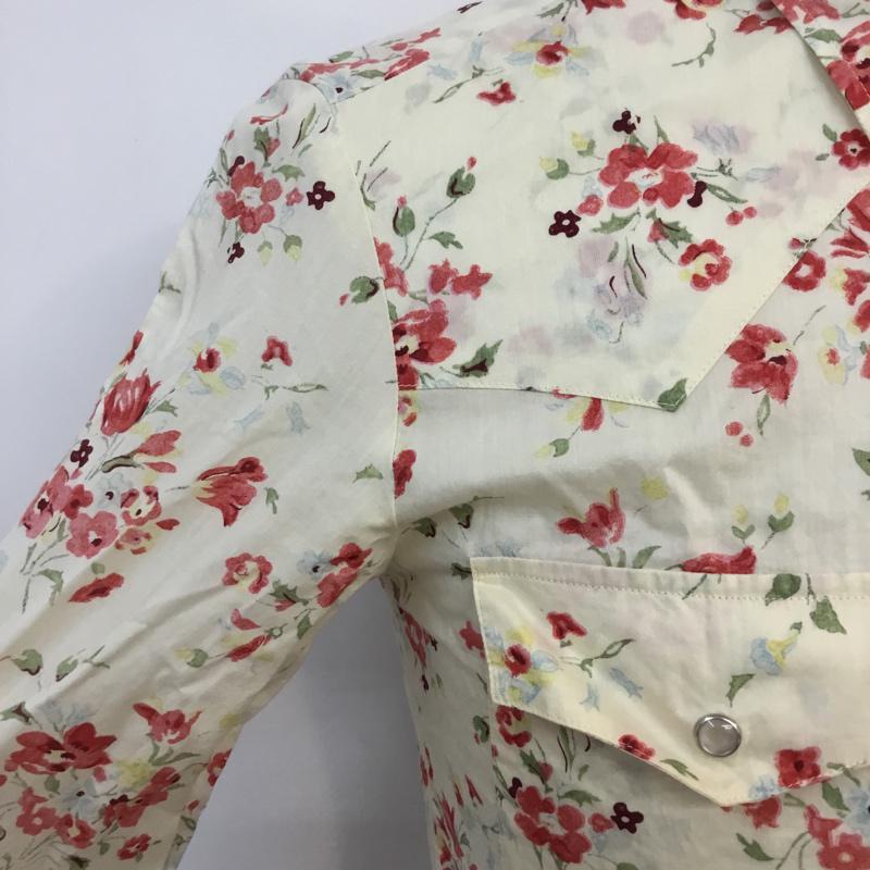 アーペーセー A.P.C. シャツ、ブラウス 長袖 M 花柄 オフホワイト / オフホワイト / メンズ USED 古着 中古 10046889