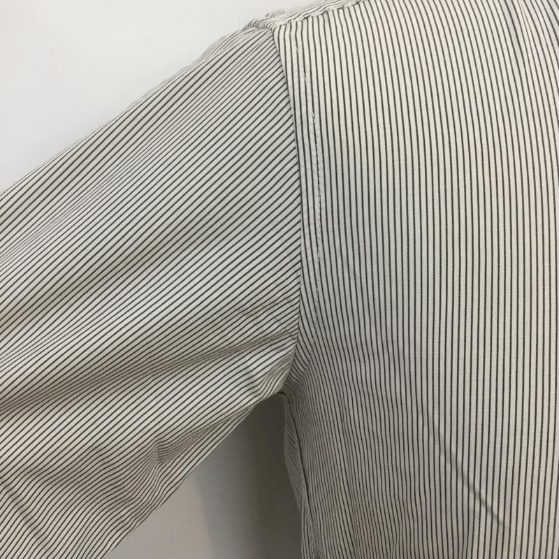 アーバンリサーチ URBAN RESEARCH シャツ、ブラウス 長袖 ストライプ 白 / ホワイト / X 黒 / ブラック / メンズ USED 古着 中古 10046895