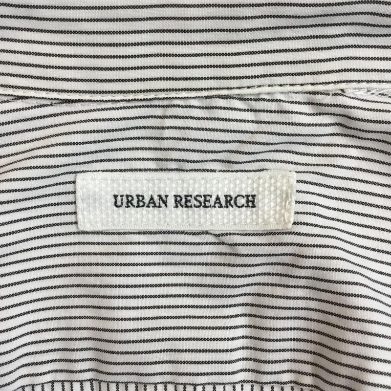 アーバンリサーチ URBAN RESEARCH シャツ、ブラウス 長袖 ストライプ 白 / ホワイト / X 黒 / ブラック / メンズ USED 古着 中古 10046895