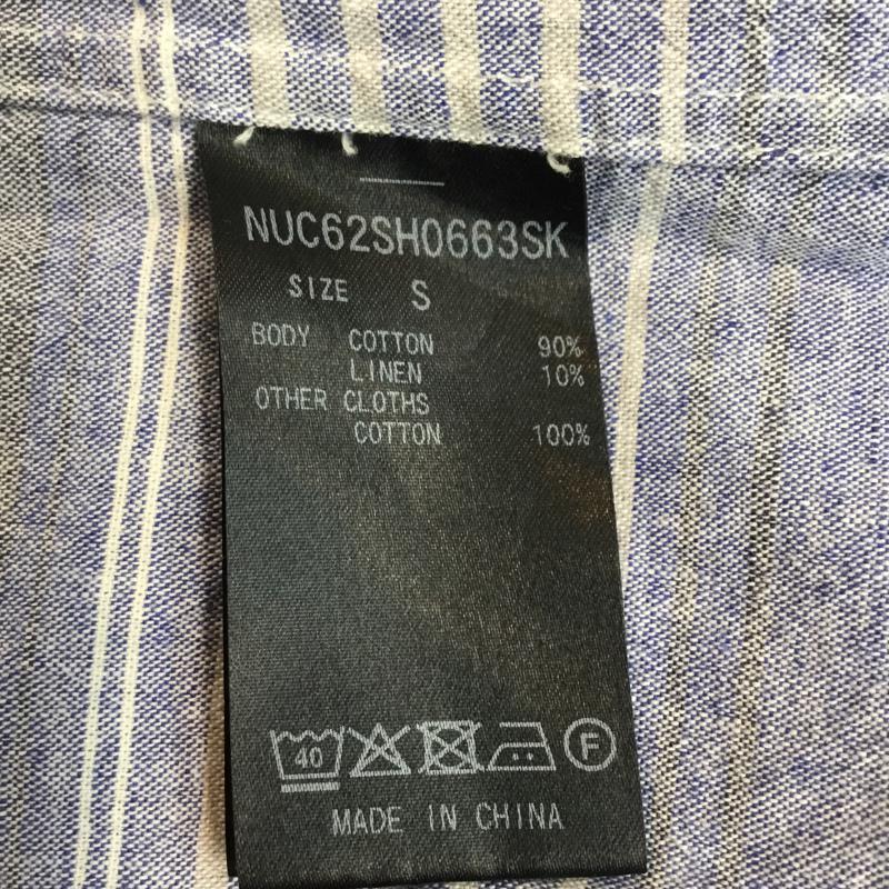 ナノユニバース nano・universe シャツ、ブラウス 七分袖 S ボーダー柄 マルチカラー / マルチカラー / メンズ USED 古着 中古 10046898