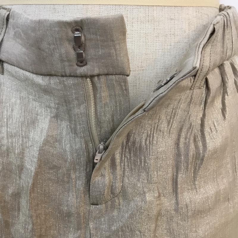 インデックス index パンツ ショートパンツ S 無地 金 / ゴールド / レディース USED 古着 中古 10046990
