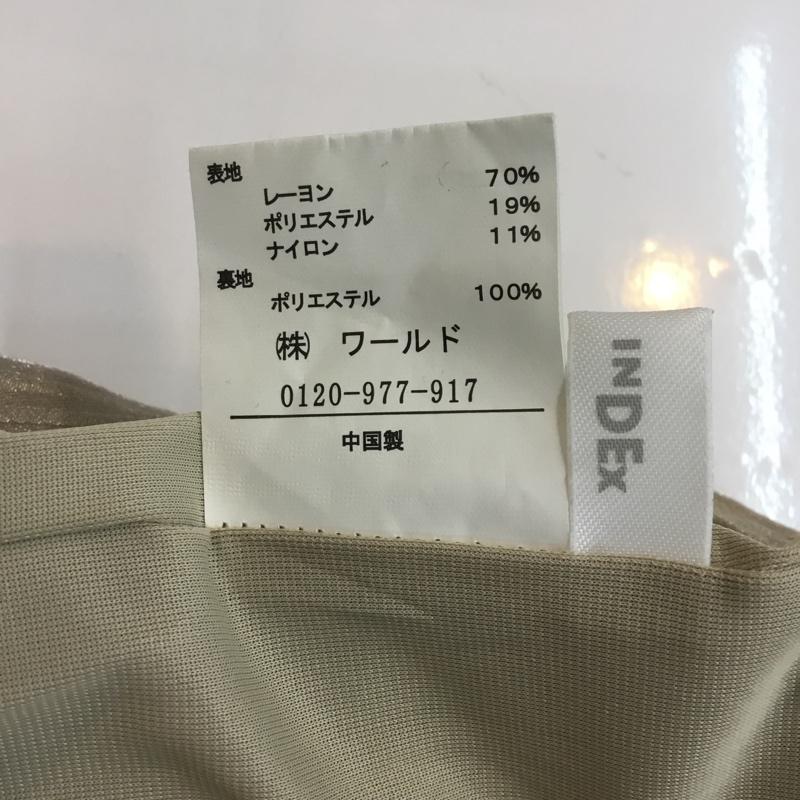 インデックス index パンツ ショートパンツ S 無地 金 / ゴールド / レディース USED 古着 中古 10046990