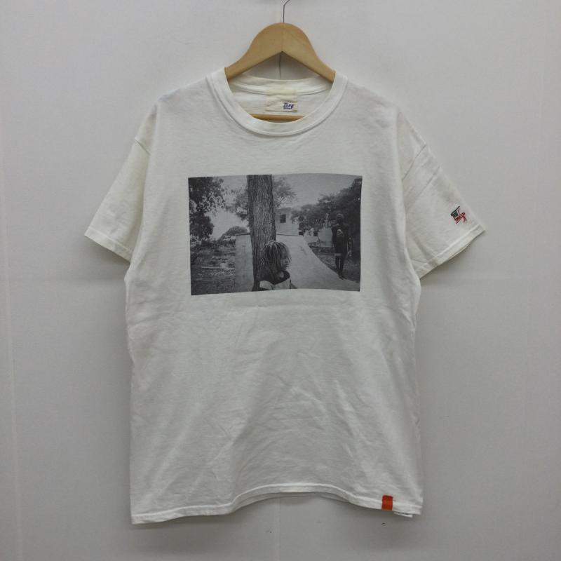 トニータイズサン TONY TAIZSUN Tシャツ 半袖 L プリント 白 / ホワイト / メンズ USED 古着 中古 10047008