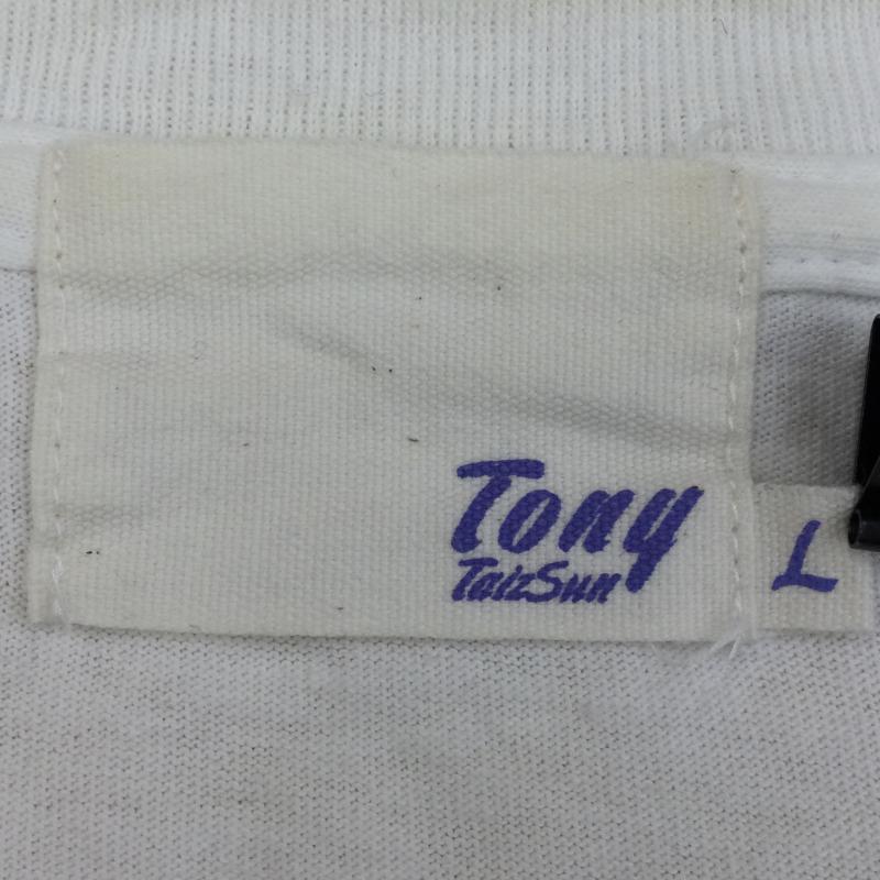 トニータイズサン TONY TAIZSUN Tシャツ 半袖 L プリント 白 / ホワイト / メンズ USED 古着 中古 10047008