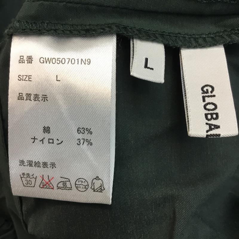 グローバルワーク GLOBAL WORK スカート ひざ丈スカート L 無地 緑 / グリーン / レディース USED 古着 中古 10047021