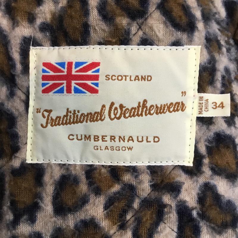 トラディショナルウェザーウェア Traditional Weatherwear コート コート一般 レオパード キルティングコート ウール 34 無地 黒 / ブラック / レディース USED 古着 中古 10047055