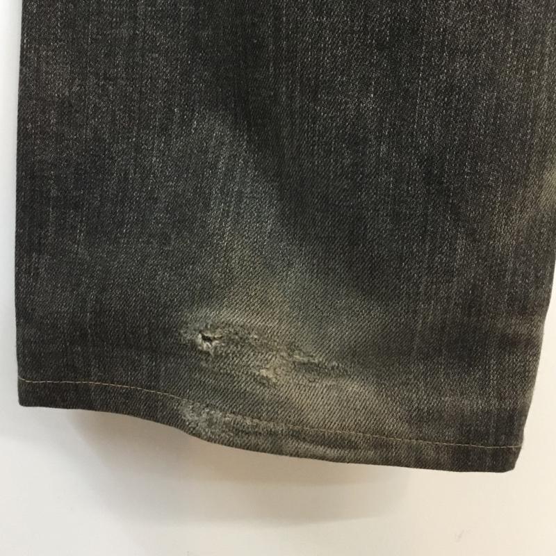 チキリヤ CHIKIRIYA パンツ デニム、ジーンズ ダメージ ジーパン 30 ダメージ加工 黒 / ブラック / メンズ USED 古着 中古 10047162