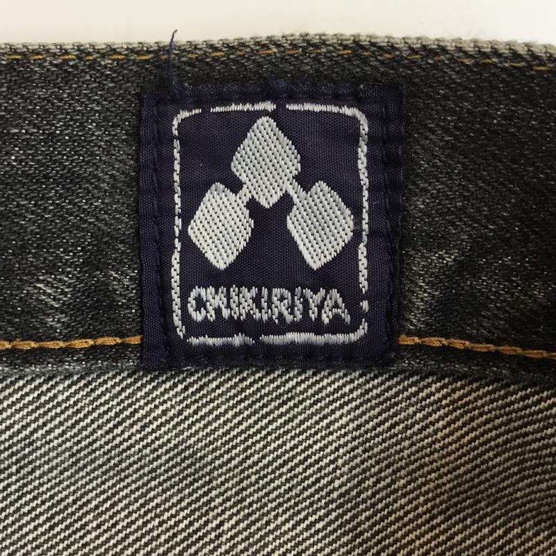 チキリヤ CHIKIRIYA パンツ デニム、ジーンズ ダメージ ジーパン 30 ダメージ加工 黒 / ブラック / メンズ USED 古着 中古 10047162