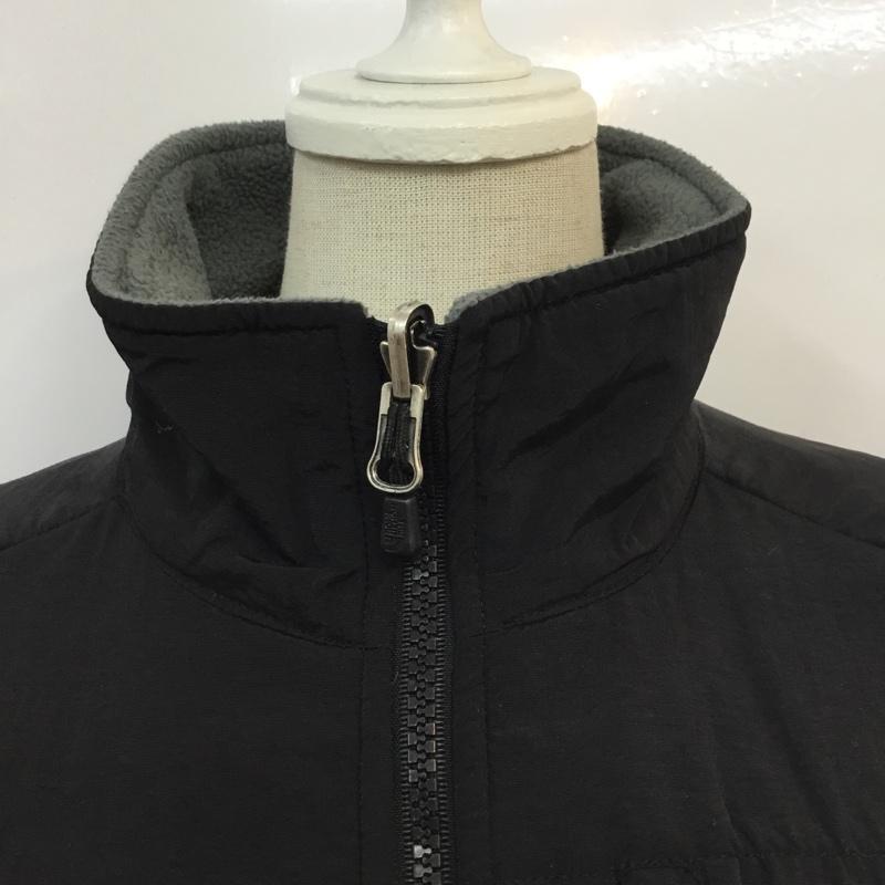 ザノースフェイス THE NORTH FACE ジャケット、上着 ジャンパー、ブルゾン ボアジャケット S ロゴ、文字 黒 / ブラック / X 灰 / グレー / レディース USED 古着 中古 10047197