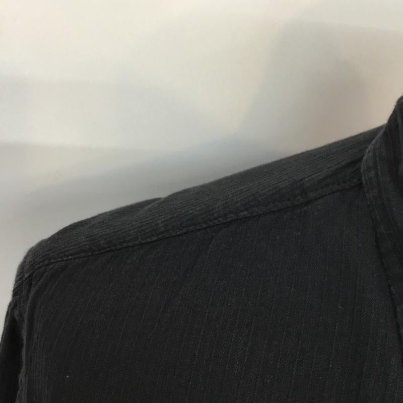 インターメッツォ INTERMEZZO シャツ、ブラウス 長袖 M 無地 黒 / ブラック / メンズ USED 古着 中古 10047301