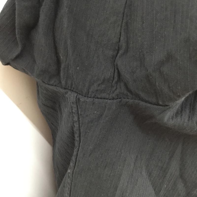 インターメッツォ INTERMEZZO シャツ、ブラウス 長袖 M 無地 黒 / ブラック / メンズ USED 古着 中古 10047301