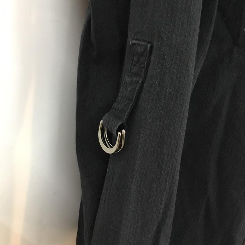 インターメッツォ INTERMEZZO シャツ、ブラウス 長袖 M 無地 黒 / ブラック / メンズ USED 古着 中古 10047301