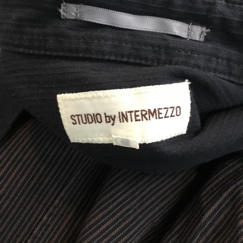 インターメッツォ INTERMEZZO シャツ、ブラウス 長袖 M 無地 黒 / ブラック / メンズ USED 古着 中古 10047301