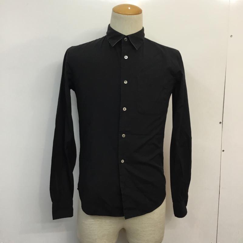 ハレ HARE シャツ、ブラウス 長袖 S 無地 黒 / ブラック / メンズ USED 古着 中古 10047307