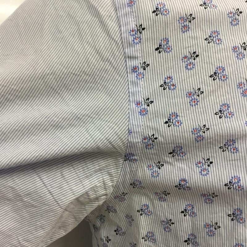 アーバンリサーチ URBAN RESEARCH シャツ、ブラウス 半袖 40 ストライプ X 花柄 マルチカラー / マルチカラー / メンズ USED 古着 中古 10047361