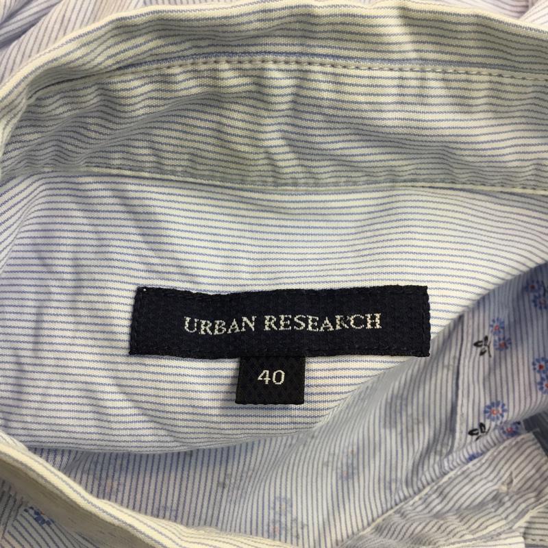 アーバンリサーチ URBAN RESEARCH シャツ、ブラウス 半袖 40 ストライプ X 花柄 マルチカラー / マルチカラー / メンズ USED 古着 中古 10047361