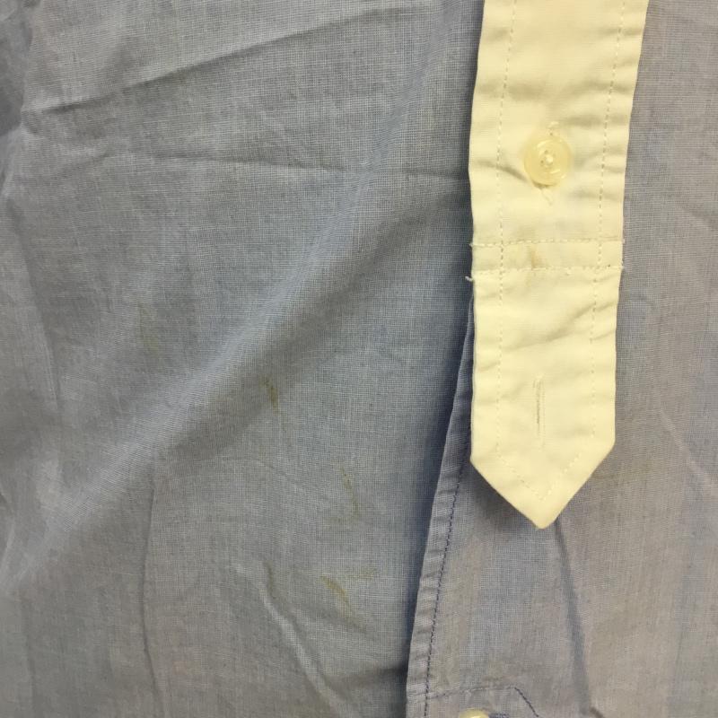ジャーナルスタンダード JOURNAL STANDARD シャツ、ブラウス 七分袖 M 無地 白 / ホワイト / X 水色 / ライトブルー / メンズ USED 古着 中古 10047362