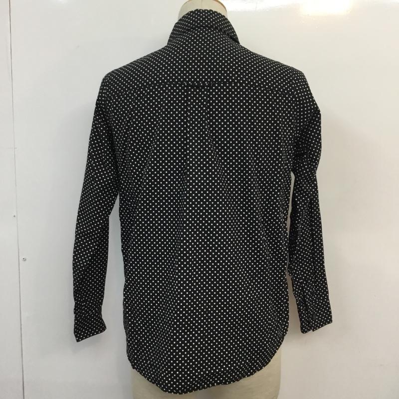 ジャーナルスタンダード JOURNAL STANDARD シャツ、ブラウス 長袖 ドット 黒 / ブラック / X 白 / ホワイト / メンズ USED 古着 中古 10047366