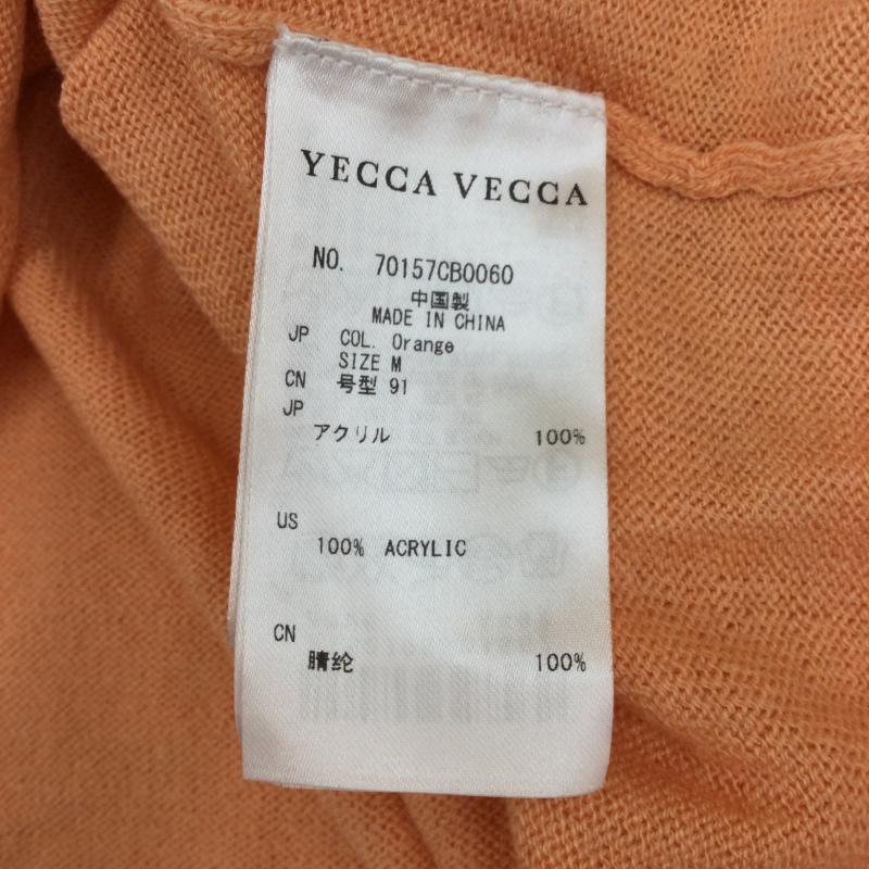 イェッカ ヴェッカ YECCA VECCA ニット、セーター 長袖 M 橙 / オレンジ / レディース USED 古着 中古 10047424