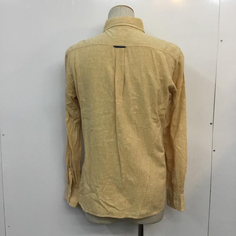 ビーミングライフストアバイビームス B:MING LIFESTORE by BEAMS シャツ、ブラウス 長袖 ボタンダウンシャツ M 無地 橙 / オレンジ / メンズ USED 古着 中古 10047452